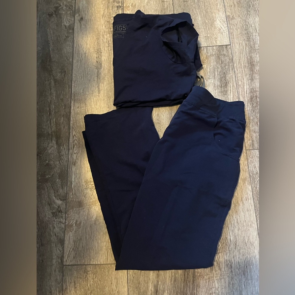 Navy Blue Figs scrubs